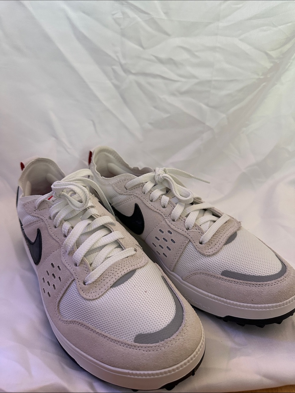 Brand New Nike C1 TY Men's Summit White/ Black/Red FZ3863-101  Size 8